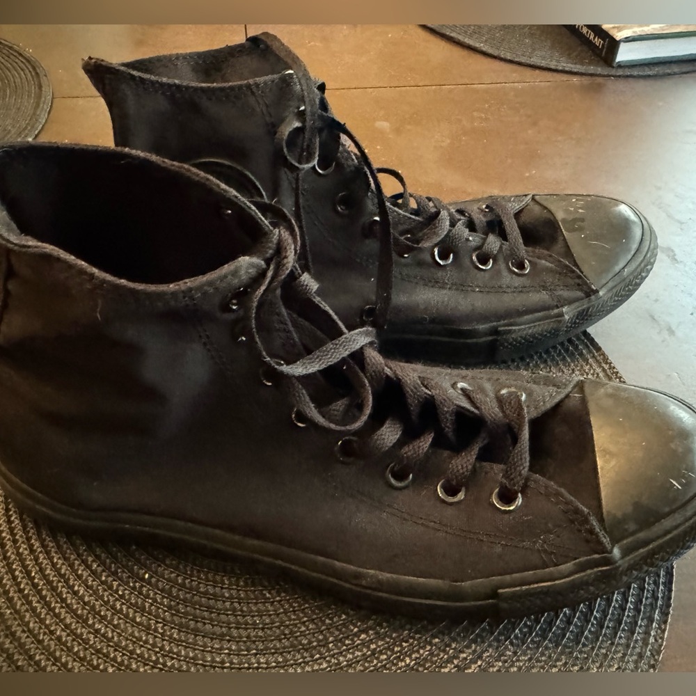 Converse All-Star High Top Chuck Taylors (All Black)